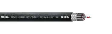 Multicore-Kabel Cordial CMD 8, 8 x 2 x 0.14mm2, schwarz